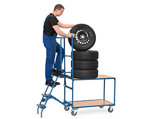 chariot pour pneus